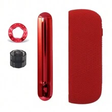 3-in-1-Set Stiftaufsatz Ring + Seitenabdeckung + Silikonhülle als Ersatzzubehör für IQOS ILUMA, Abdeckung, Haarzubehör, Raucher-Zubehör, zum Gebrauch von Verdampfern, Zigarettenaufbewahrung, Raucher-Verdampfer