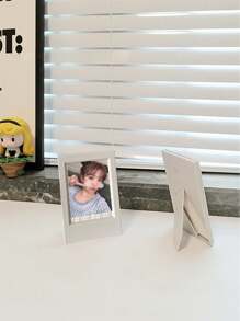 1pc 3-Inch Picture Frame For  Photos With European Style Luxury Design Standing Decoration - Multicolor - View 6