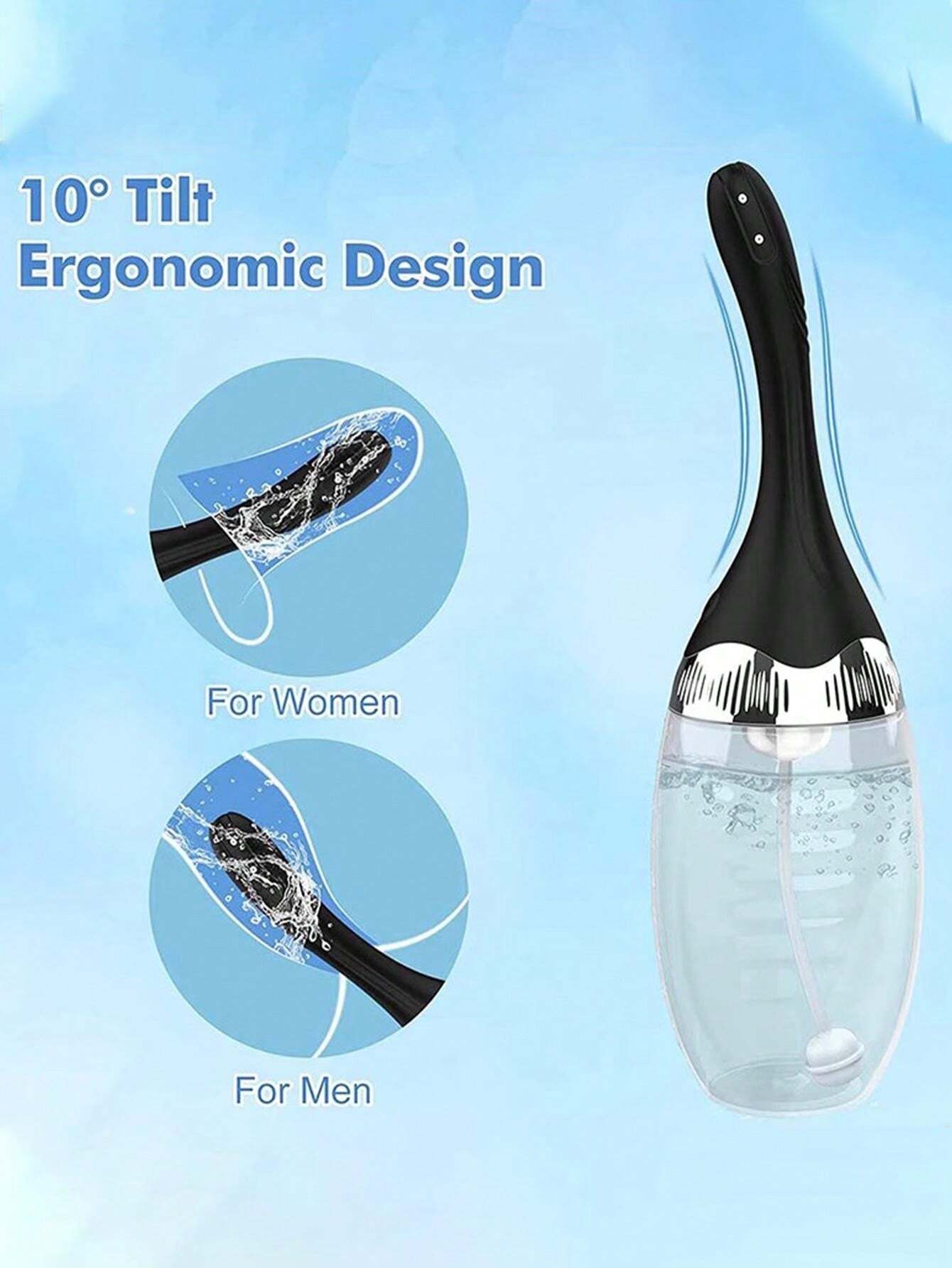 A Black Silicone Full Body Waterproof Electric Adult Sex Toy Anal
