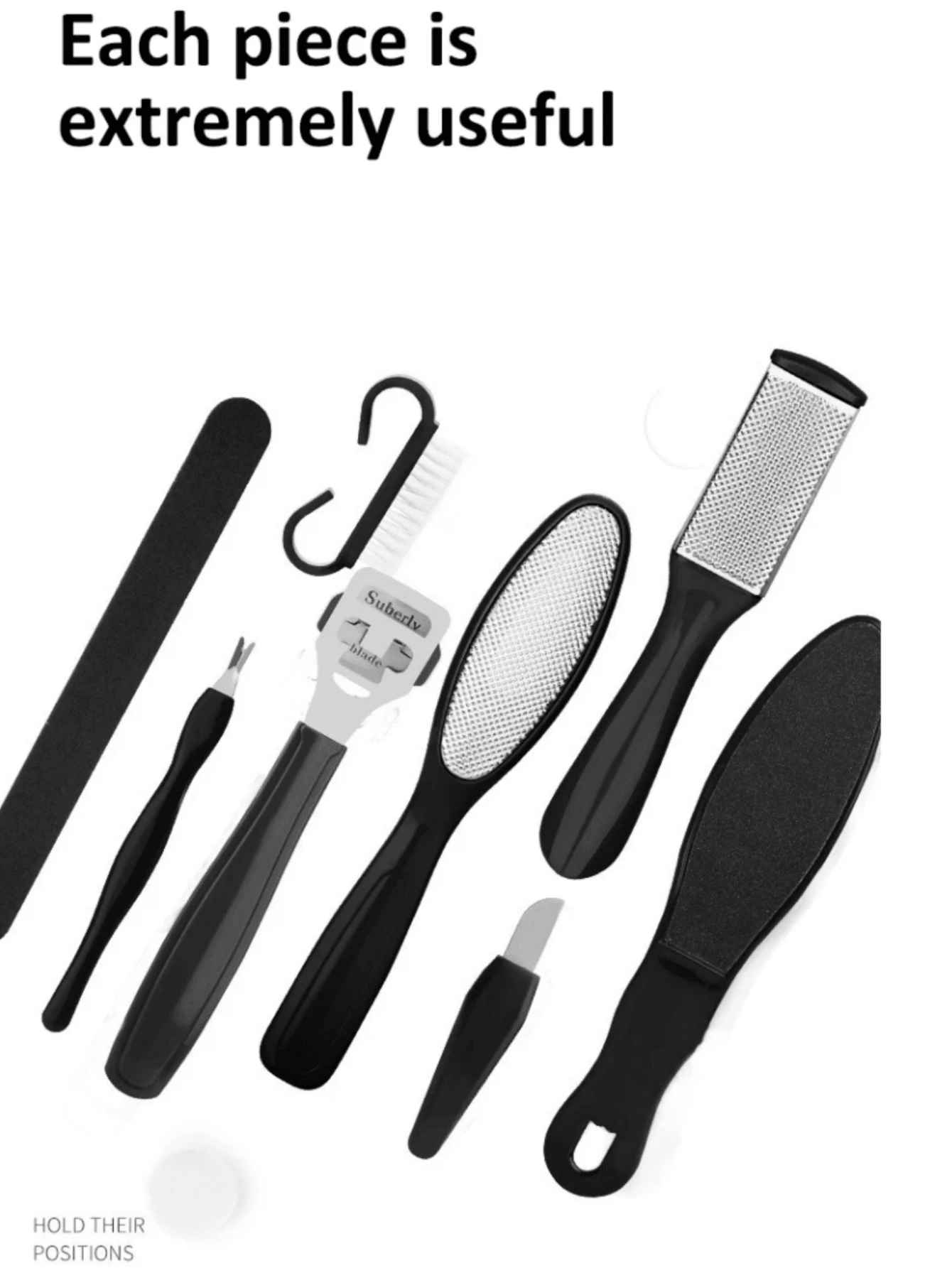 1 SET Foot Rub Board Exfoliator Foot Grinder Heel Callus File Foot Scraper Knife Foot Scraper