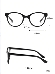 Set Of 4 Men Oval Shape High-End Outdoor Street-Style Fashionable Eyeglasses Beach Accessories Glasses Shades For Summer Beach Vacation,Outdoor,Travel