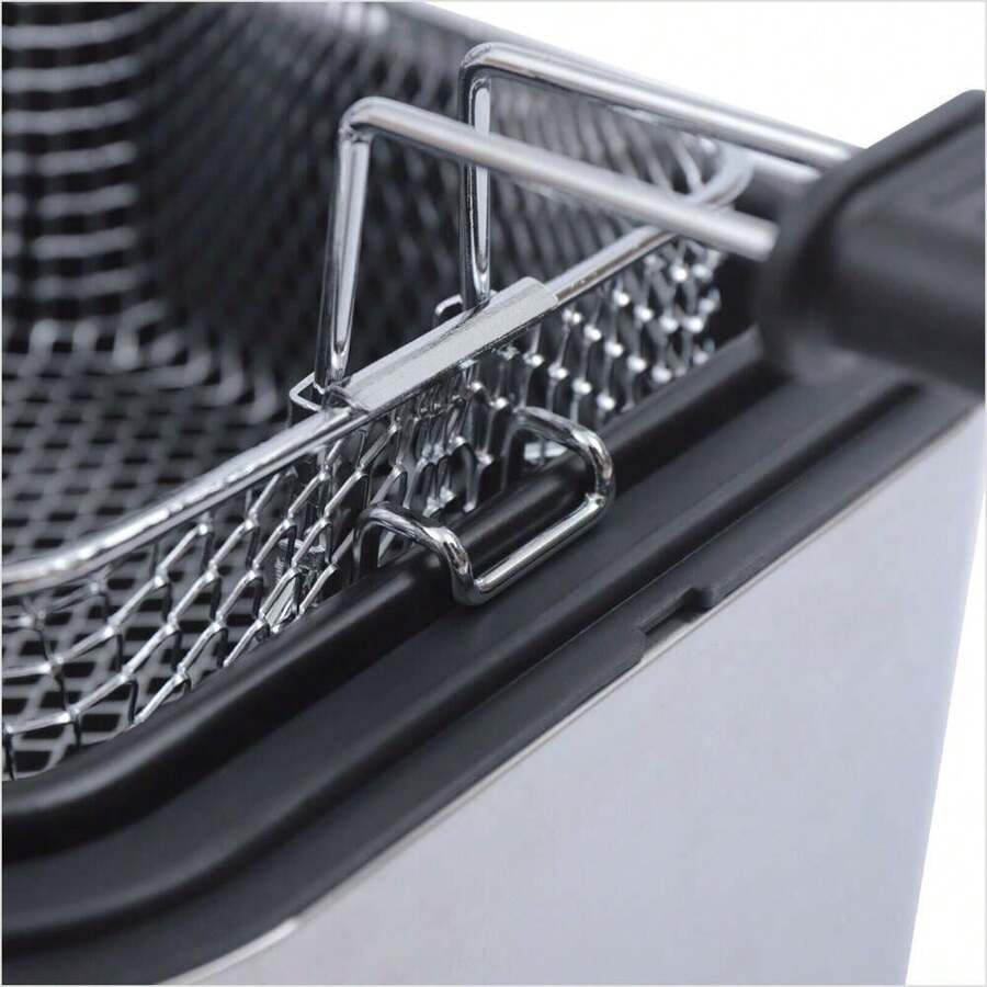 Electric Deep Fryer With Basket Small Fryer Stainless Steel Fish Fryer