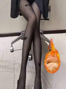 Women Tights - 蝴蝶 - 查看 3