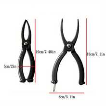 1pc Plastic Fish Clamp With Fishing Pliers - Black - View 5