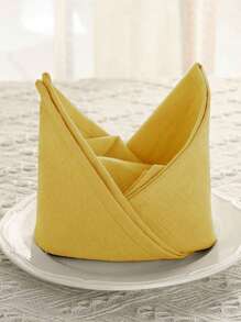 2pcs/6pcs/12pcs Modern Simple Style Solid Color Fresh And Elegant Wedding/Party/Home Table Decoration Napkins/Table Mats/Coasters