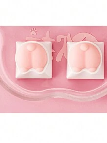 Pink Cat Claw Keycap Mechanical Keyboard Single Silicon Cat Butt Keycap - Pink - View 9