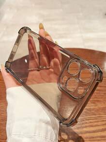 1pc Transparent Four-Corner Airbag Shockproof Phone Case Compatible With IPhone 16 Pro Max, 11, 12, 13, 14, XR, 15, 15 Pro, 15 Pro Max And Galaxy A05, A15, A25, A35, A55, S23, S24 , Redmi