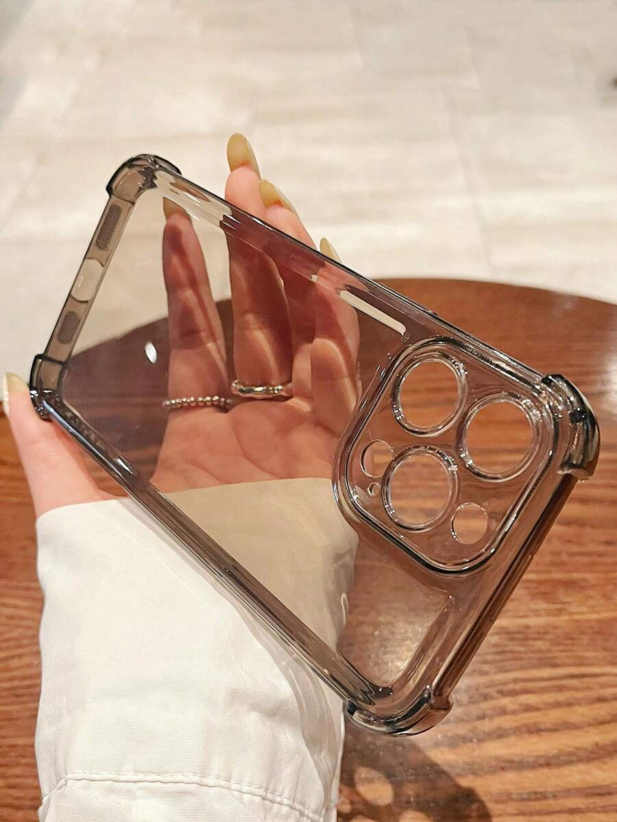 1pc Transparent Four-Corner Airbag Shockproof Phone Case Compatible With IPhone 16 Pro Max, 11, 12, 13, 14, XR, 15, 15 Pro, 15 Pro Max And Galaxy A05, A15, A25, A35, A55, S23, S24 , Redmi