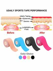 1 stück Sport Kinesiologie Tape Muskelschutz Wasserdicht Kinematisches Tape Für Muskelerinnerung Gym Zubehör Verkäufe Sport Tape