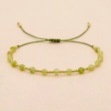 1 pulsera de verano de estilo Bohemio y joyería de piedras semipreciosas y micro cuentas , regalo ideal para mujeres y niñas para usar en la playa en verano - Multicolor - Ver 5