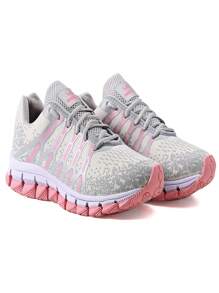 Women Wedge Sneakers - 淺灰色 - 查看 3