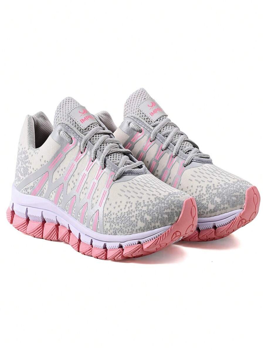 Women Wedge Sneakers - Light Grey - View 1