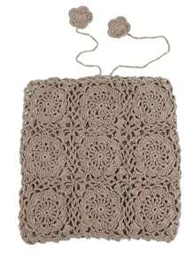 1 Mũ dệt kim màu trơn dành cho nữ, Đa năng làm ấm cổ, Rỗng hoa, Dây đeo mỏng, Băng đô co giãn, Thích hợp để sử dụng hàng ngày - Nhiều màu - Xem 6