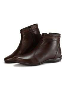 Women Ankle Boots & Booties - Cà phê nâu - Xem 1