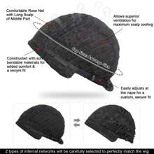 Peluca rizada rubia degradada de 16 pulgadas con flequillo, fibra sintética resistente al calor para disfraz - Degradado - Ver 8