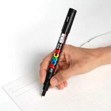 Uni Feutre Acrylique Paint Marker Pen PC-3M Colors Fine Point 0.9-1.3mm Painting Graffiti Anime Advertising Art Drawing Pen Back To School