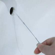 Refrigerator Drain Hole Cleaning Tool Set - Reusable Dredging Kit For Universal Drain Pipes - Keep Your Fridge Clean & Clog-Free! - Silver White - View 7