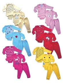 Baby Girls Bodysuits - 淺粉色 - 查看 5