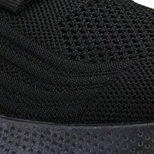 Tenis Para Hombre Con Diseño En Tela - Negro - Ver 8