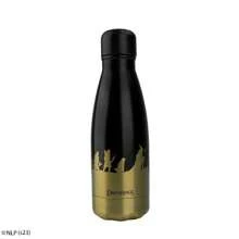 Cinereplicas Botella de agua de acero inoxidable 100% 500ml/17oz con licencia oficial de El señor de los anillos de Warner Bros - Oro de la Hermandad del Anillo - Multicolor - Ver 2
