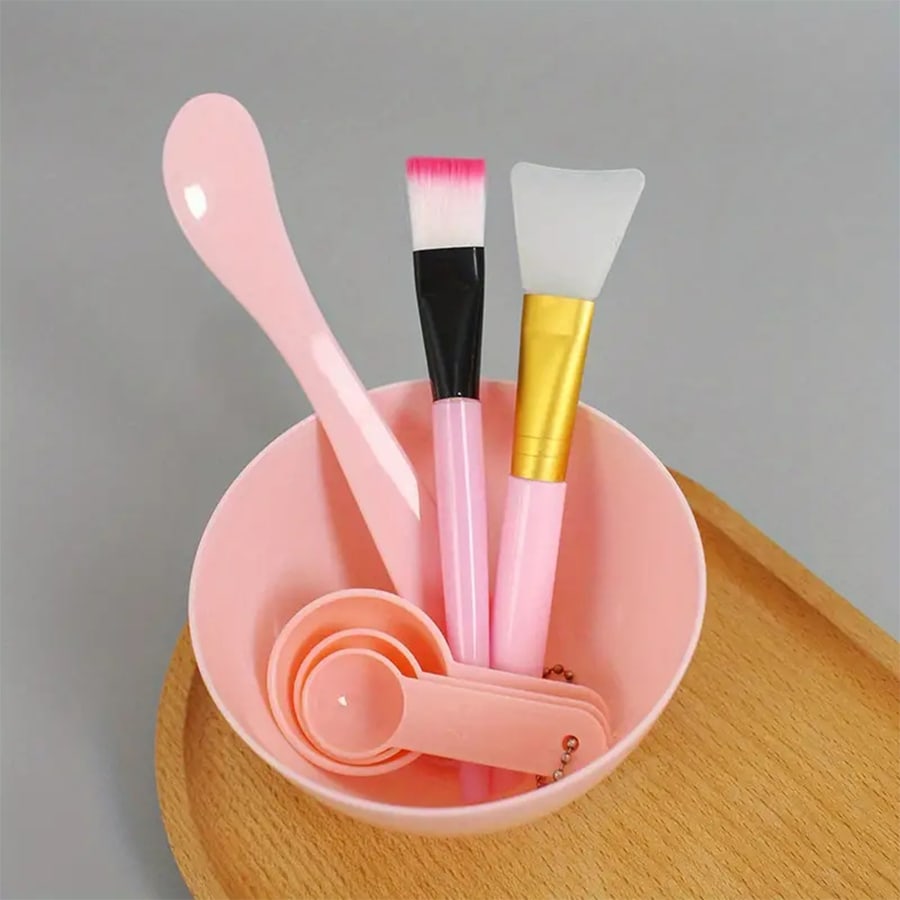 7pcs/Set DIY Face Mask Mixing Tools - Facial Brush Applicator Spatula Mask Bowl Spoons - Professional Beauty Tools For Mixing And Applying Masks And Skin Care Products - Beauty Tool Kit Gift For Girls Women