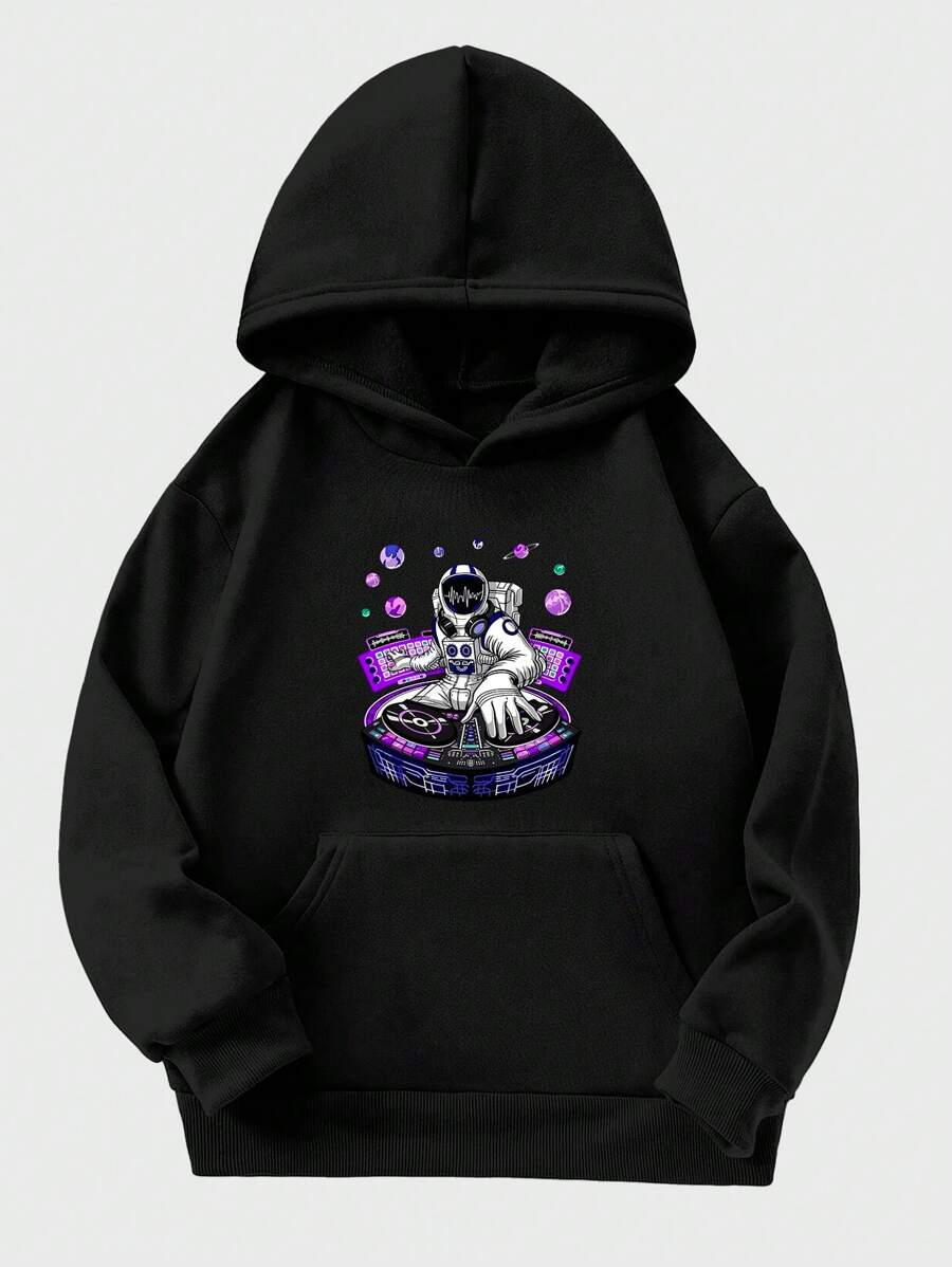 Young Boys Sweatshirts - 黑色 - 查看 1