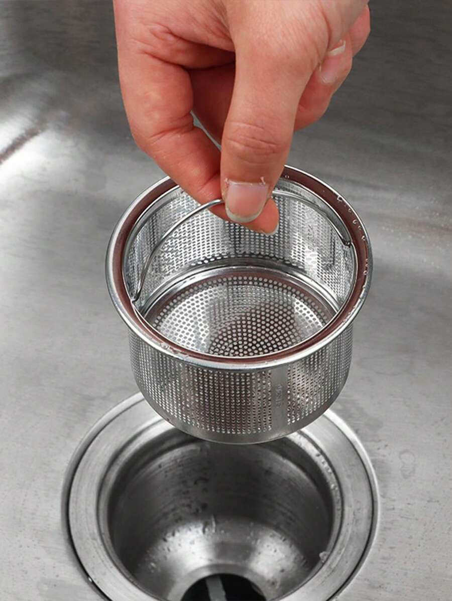 1 Pc Stainless Steel Kitchen Sink Filter Sink Drain Filter Dishwasher