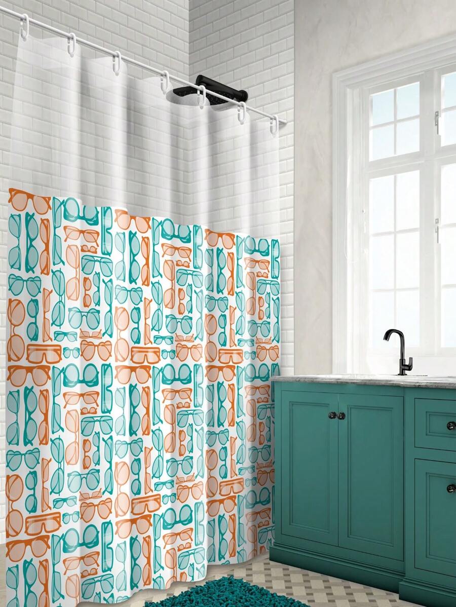 Shower Curtains - 藍色 - 查看 1