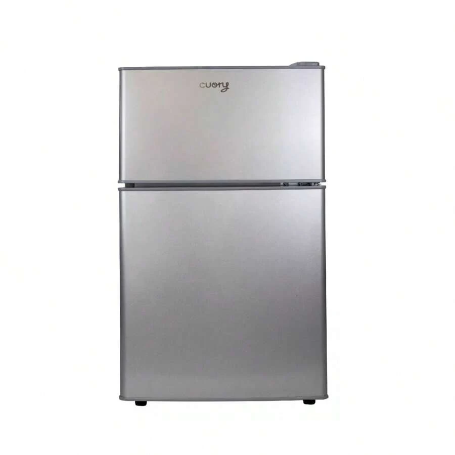 Frigobar Refrigerador Con Freezer Cuory 86l 2 Puertas 3 Pies Gris - Gris - Ver 1