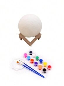 Phòng ngủ Nhà  Đồ trang trí 7-màu Led 3D Mặt trăng Đèn Với giá đỡ , Creative Tay Được Sơn Mặt trăng Ánh sáng & DIY Bộ nguyên liệu Đối với Phát sáng Hành tinh Ánh sáng - trắng - Xem 19