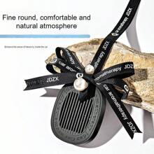 Pendente Perfumado de Aromatizante de Ar para Carro, Decoração de Perfume Duradouro de Alta Qualidade para Veículo com Laço e Pérola