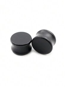 2 Peças Plugues e Túneis de Madeira, Expansor de Orelha, Plugues de Madeira Natural, Túneis, Tamanhos 6mm-20mm, Túneis de Carne, Joias Corporais, Piercings