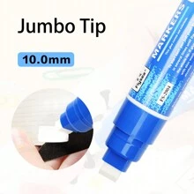 4 种尺寸透明胶水笔，单支双面胶笔，适合艺术家、手工艺人、剪贴簿、卡片制作、闪光、植绒、遮蔽等，非常适合学校、家庭办公室、艺术与手工艺返校 - 無色 - 查看 4