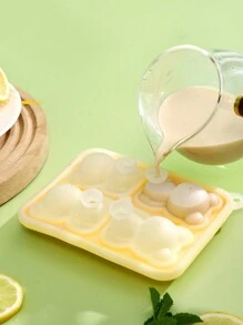 1入熊狀矽膠製冰塊模具，熊狀製冰格和球形矽膠製冰格，可用於冰淇淋、冰霜、冰球，冷凍物品的儲存 - 方便製作有趣的雞尾酒和飲料，適用於冰塊、聚會、旅行、婚禮、生日、畢業、單身派對、廚房、家居用品、收納、裝飾、室外等。 - 彩色 - 查看 8