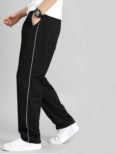 Calça Tactel Masculina Tem Bolso Com Elastano e Cordão Na Cintura