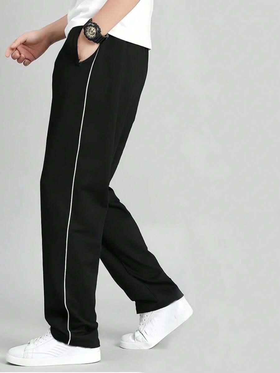Men Pants - 黑色 - 查看 1