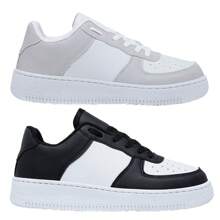Women Wedge Sneakers - Gris Oscuro - Ver 1