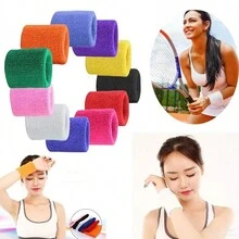 1 Stück Schweißabsorbierendes Sportarmband, Handgelenkstütze Für Outdoor-fitness-basketball, Frottee-armband Mit Handgelenkstütze