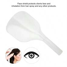 1pc Transparent Face Shield For Hair Salon Hairdressing And Hair Dyeing, Protects Against Spray - Clear - View 7