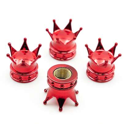 4 Pz Corona universale coperchio valvola pneumatico ruota auto copre gambo cerchio pneumatici per accessori auto decorazione motociclo