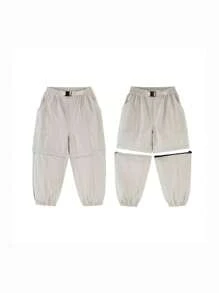 mini bala Young Boy Pants 2024 Spring Multi-Wear Children's Magic Pants - Grey - View 4