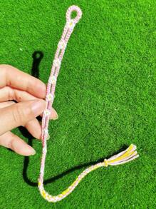 Mùa hè Dệt Hoa Nhỏ Hoa Cúc Dây Xích Tình Bạn Vòng Tay Tối Giản Hoa Dệt Người Bạn Thân Nhất Món Quà Sinh Nhật Lớp Vòng Tay Vòng Tay Dây - A - Xem 16