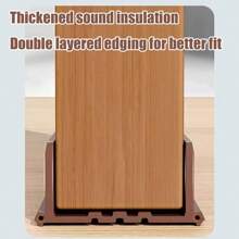 Bande d'étanchéité ondulée pour le bas de porte de 96 cm - Bande de balai de bas de porte insonorisante et résistante aux intempéries pour les portes de 3,5 à 5,5 cm d'épaisseur, anti-poussière, coupe-vent, réduction du bruit pour la pièce/le bureau