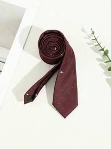 1pc Men Fashionable All-Match Personalized Shark Pattern Handmade Necktie Suitable For Daily Wear, Parties And Dates With Shirts And Suits - A - View 4
