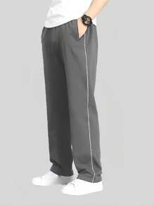 Men Pants - 灰色 - 查看 1