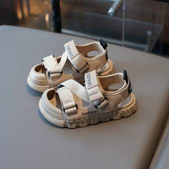 Fashionable Baby Sport Sandals With Anti-Kick, Anti-Slip, Wear-Resistant Soft Soles And Closed Toes
