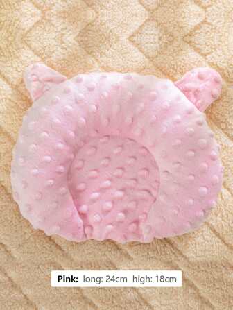 1PC Pink Newborn Pillow Adjustable Baby Head Pillow Soft And Breathable Baby Pillows For Sleeping Love Valentine