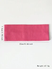 Girlish! 4pcs/Pack Solid Color Basic All-Match Sport Headbands, Korean Style Fashionable Wide-Band Hair Accessory, Ideal For Casual & Outdoor Activities Turban Headband Sweatband, School Stuff, College