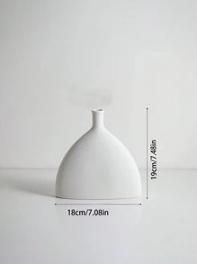 1 pièce Vase d'arrangement de fleurs de style nordique INS pour la décoration de la table de salon du meuble TV, vase de fleurs hydroponique blanc de style européen et minimaliste pour insérer des fleurs, décoration de tulipe pour une table de salle à manger et salon design unique