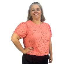 Plus Size Blouses - 乾枯玫瑰色 - 查看 2